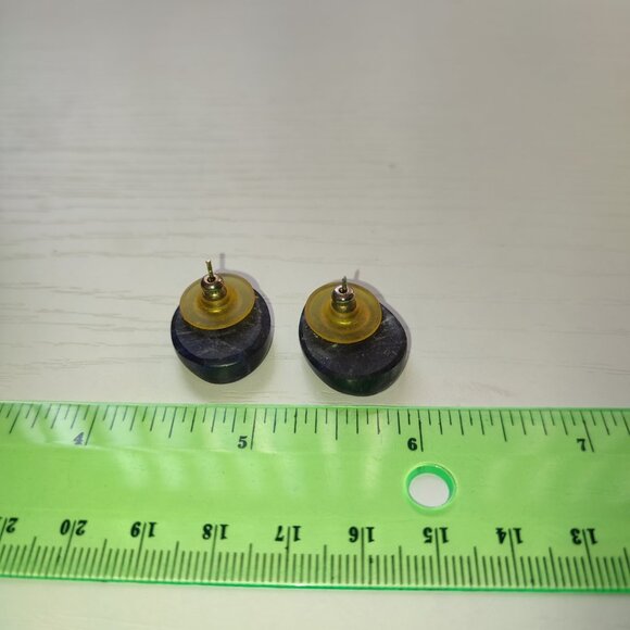 Retro Style Earrings Studs Vintage Tear Drop Teardrop 70s Lightweight - Picture 7 of 7